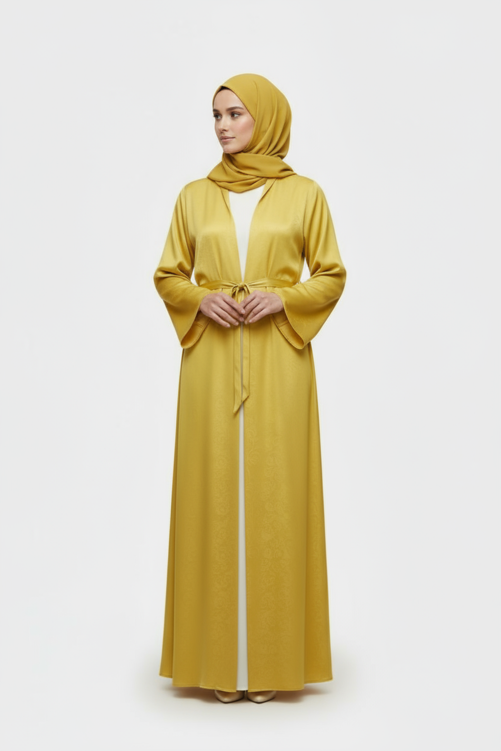 Abaya Yasmine - Jaune Abaya Store