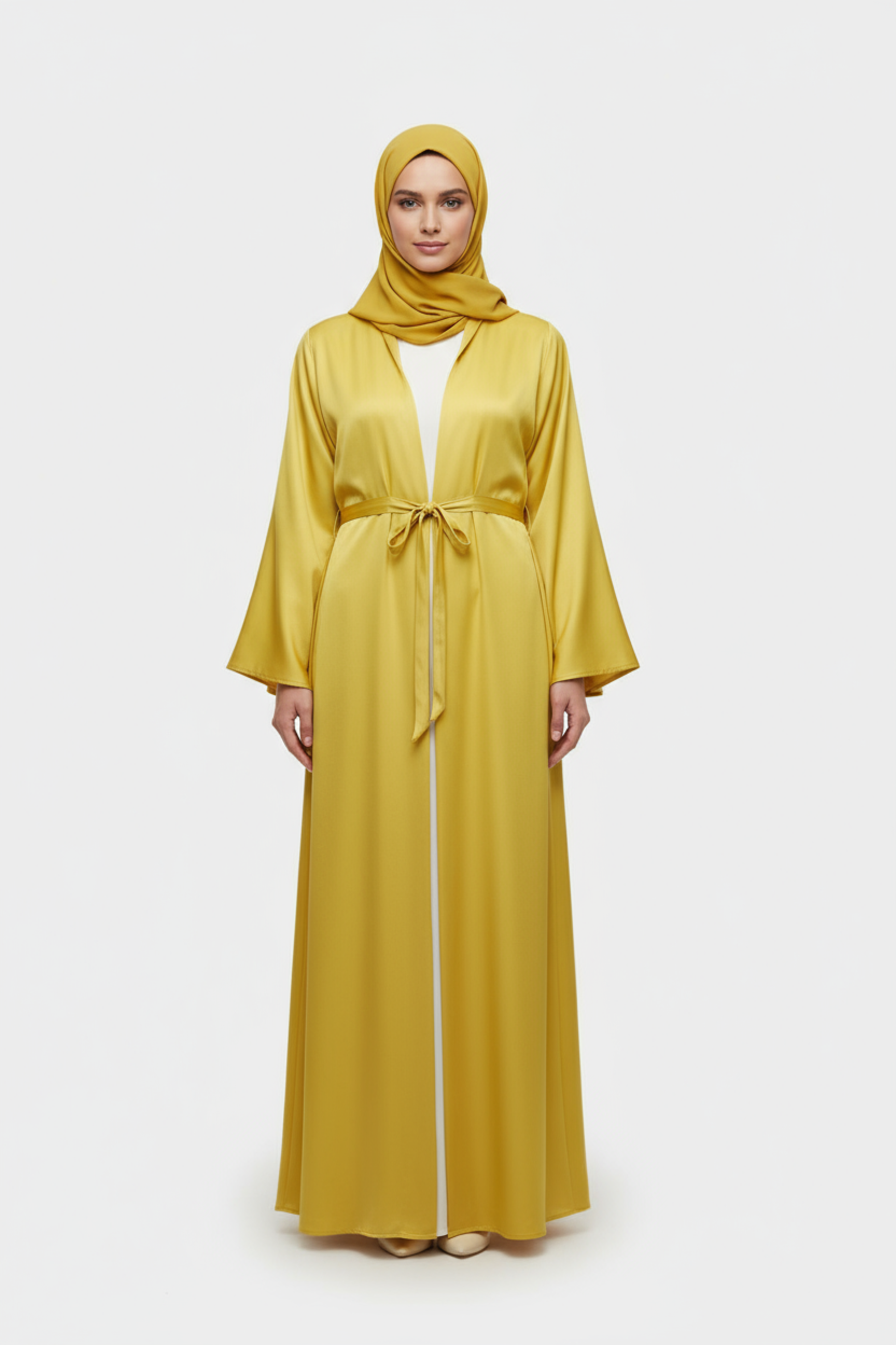 Abaya Yasmine - Jaune Abaya Store